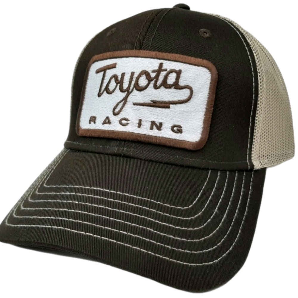 Toyota Racing TRD Motorsports Retro Vintage 80s Style Trucker Patch Hat Cap Grmn - Picture 6 of 10